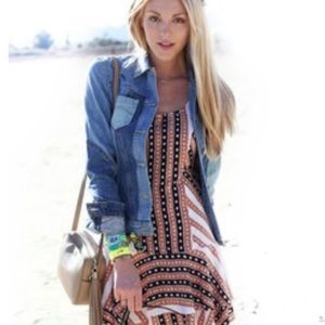 Free People St. Tropez Sleeveless Waist Dress Size M